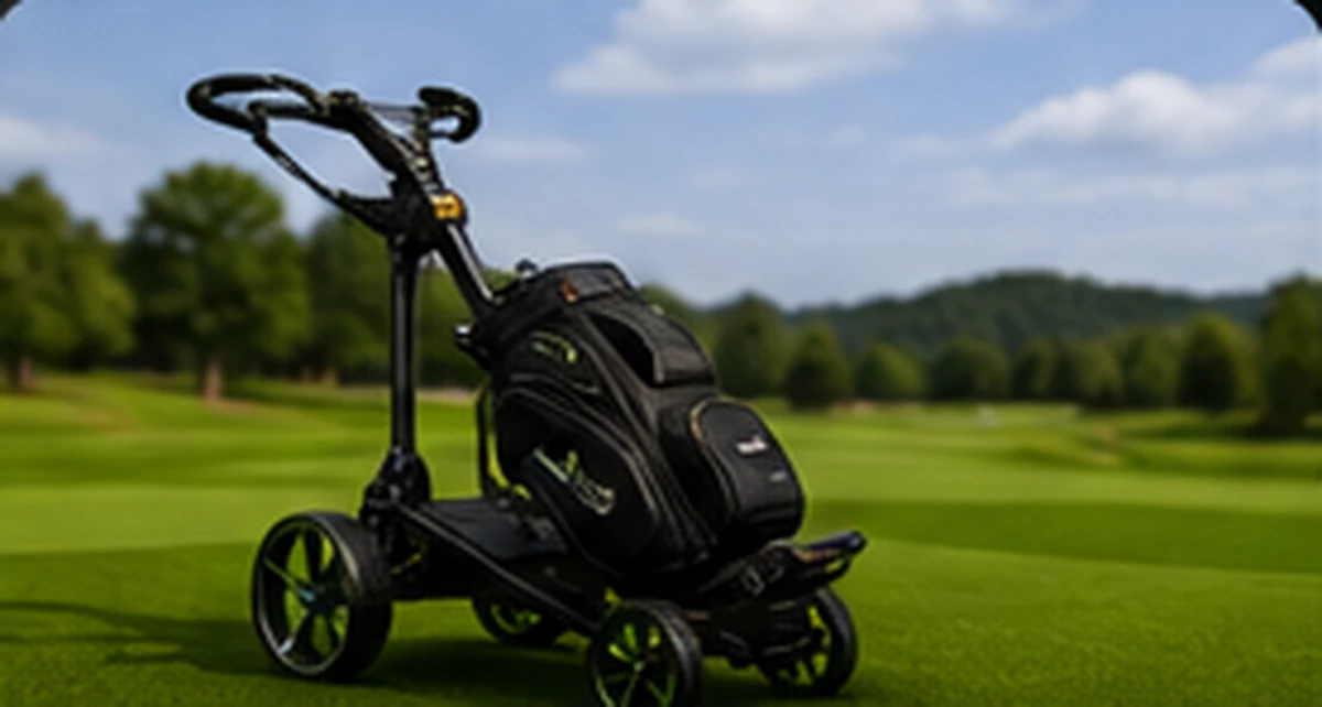 Electric golf trolley